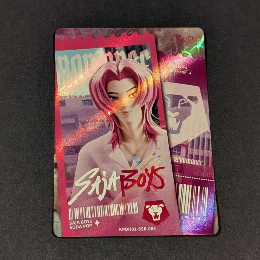 Kayou K-Pop Demon Hunters Romance Saja Boys Soda Pop SSR Card KPDH01-SSR-008